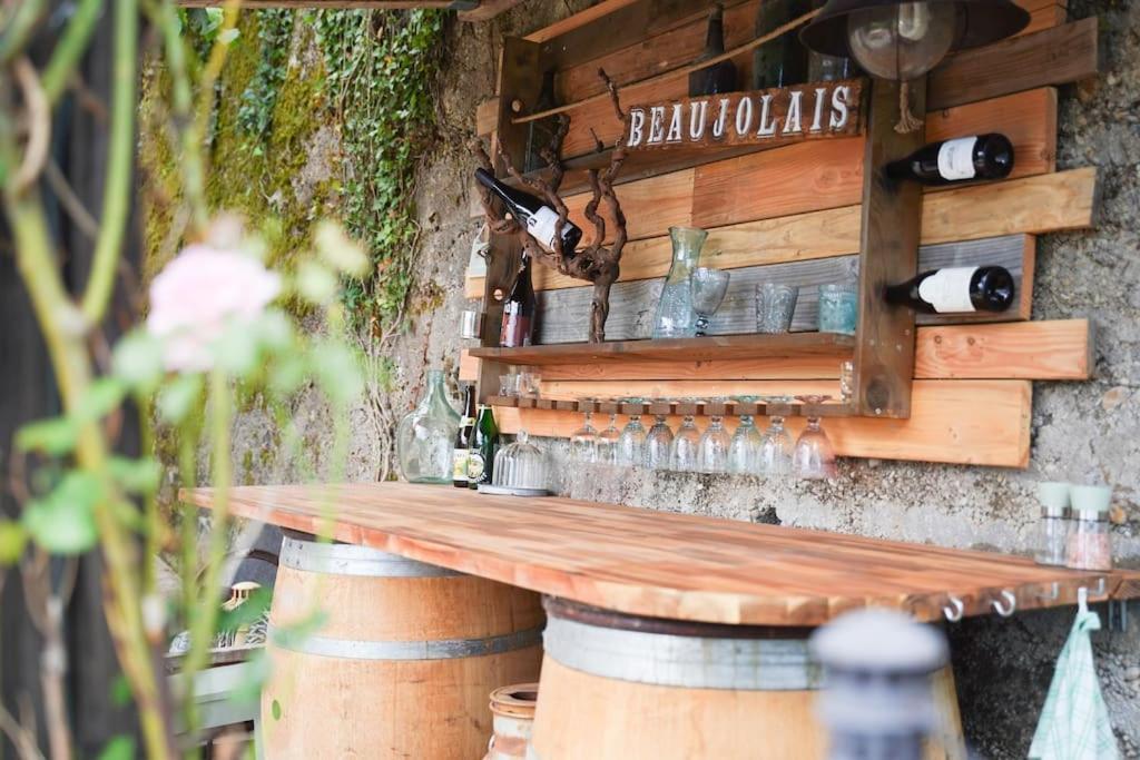 Maison Vigneron - Maison Et Studio Saint-Didier-sur-Beaujeu Eksteriør bilde